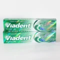 image of Viadent green whitening gel from Maximum Freshness toothpaste