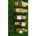 image of SR-Montre à quartz carrée pour femme, montres pour femme, or